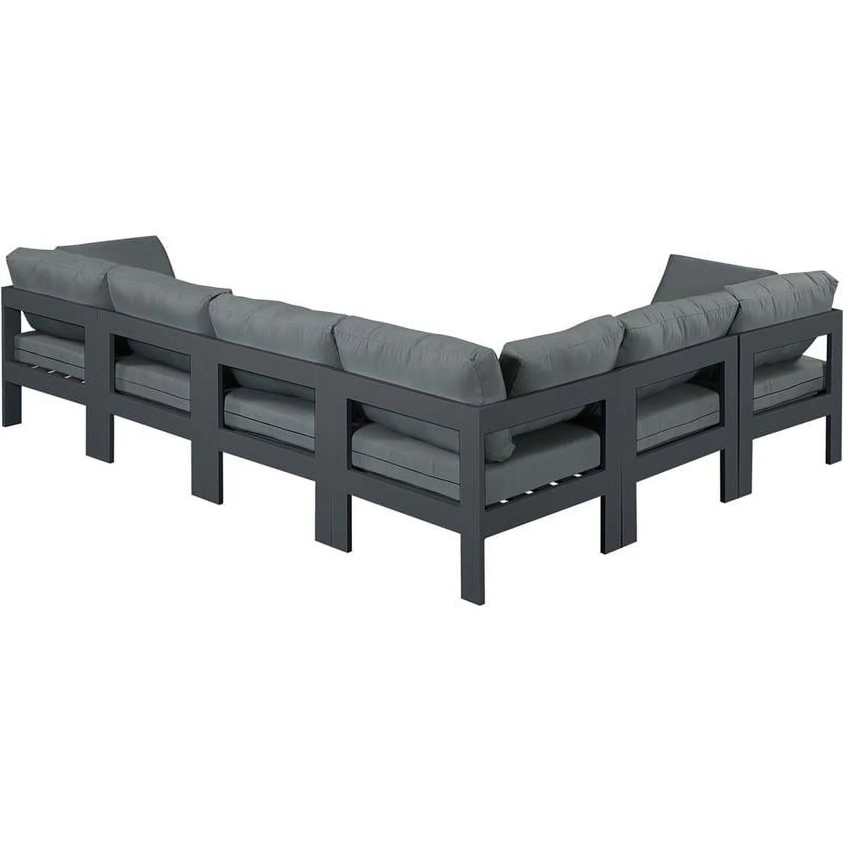Grey Outdoor Patio Modular Sectional C8105