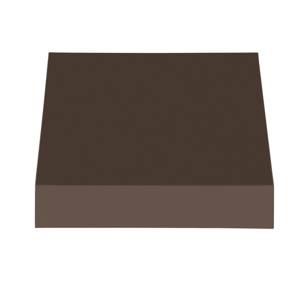 4.375 ft Fixed Awning Acrylic Fabric, Brown E931