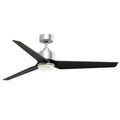 Silver Black 1 Light Ceiling Fan X638
