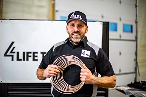25 ft 1/4 Copper-Nickel Brake Line Tubing Coil and Fitting Kit B763514