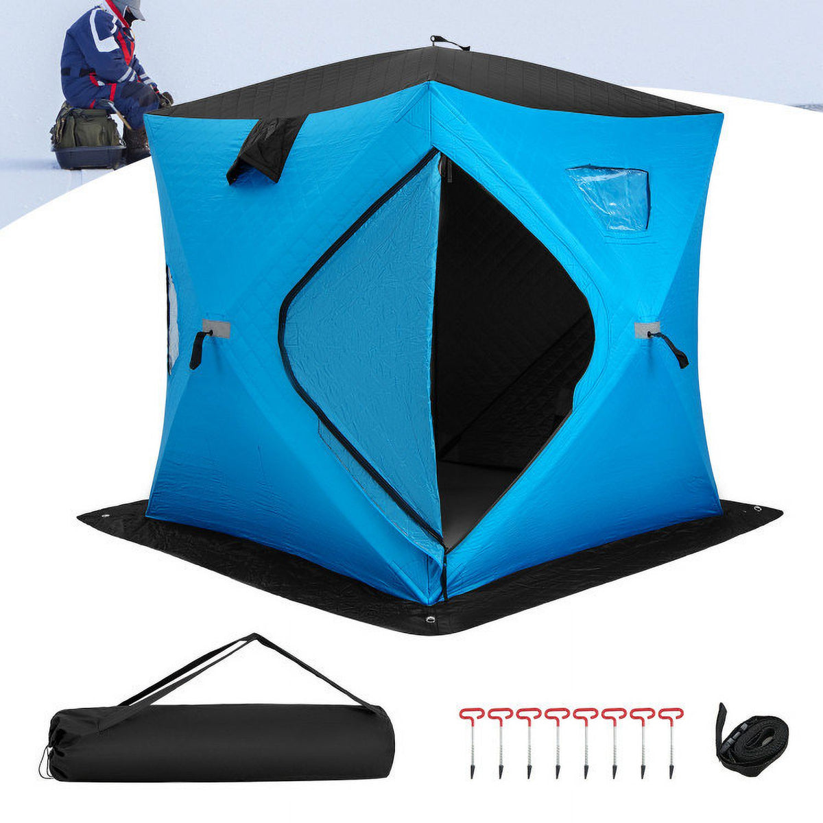 Portable Ice Shanty with Carrying Bag U7545
