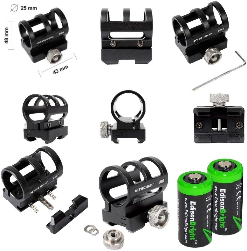 800 Lumen CREE XM-L2 LED Tactical Flashlight with Pressure Switch and Weapon Mount X426499