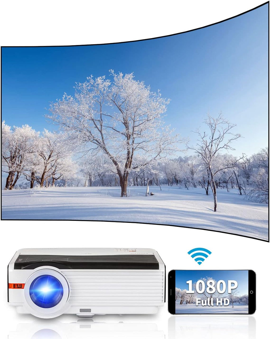 Wireless Mini DLP Projector with Built-in Battery C81851