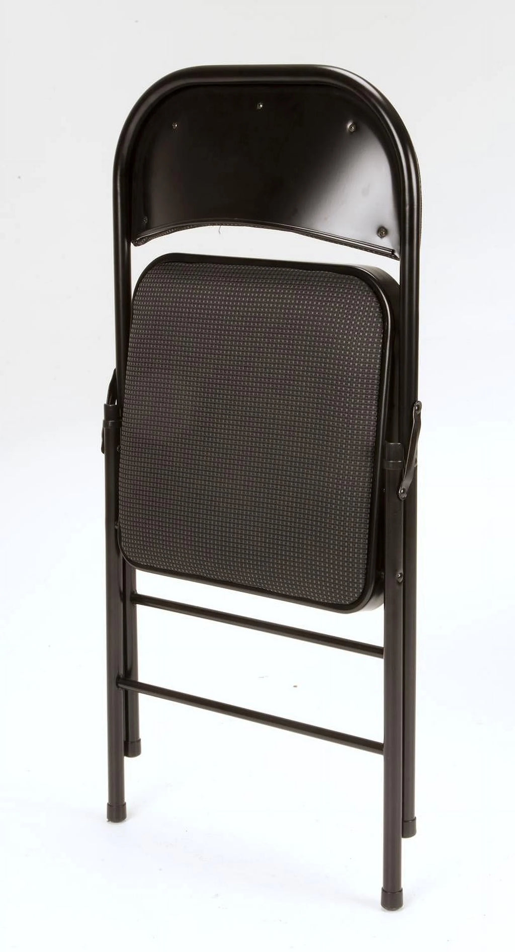 Black Fabric Padded Folding Chair 4 Count P192774