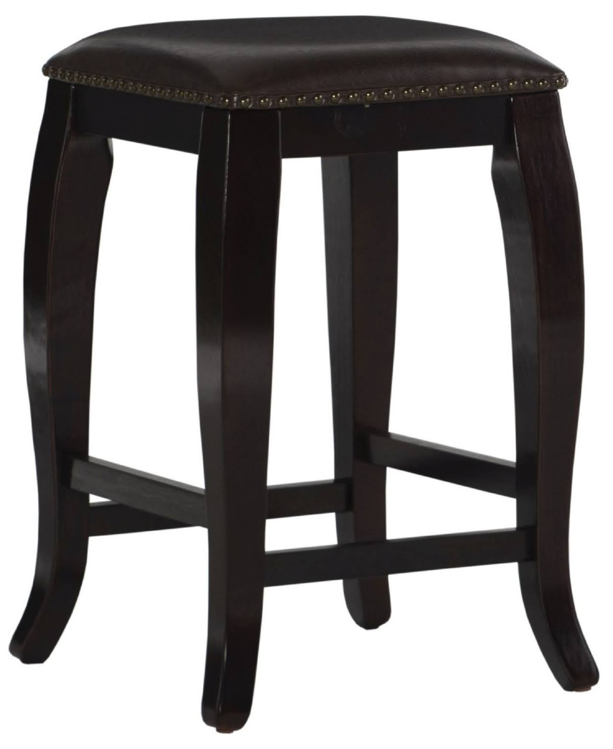 Brown Backless Square Top Counter Stool W504166