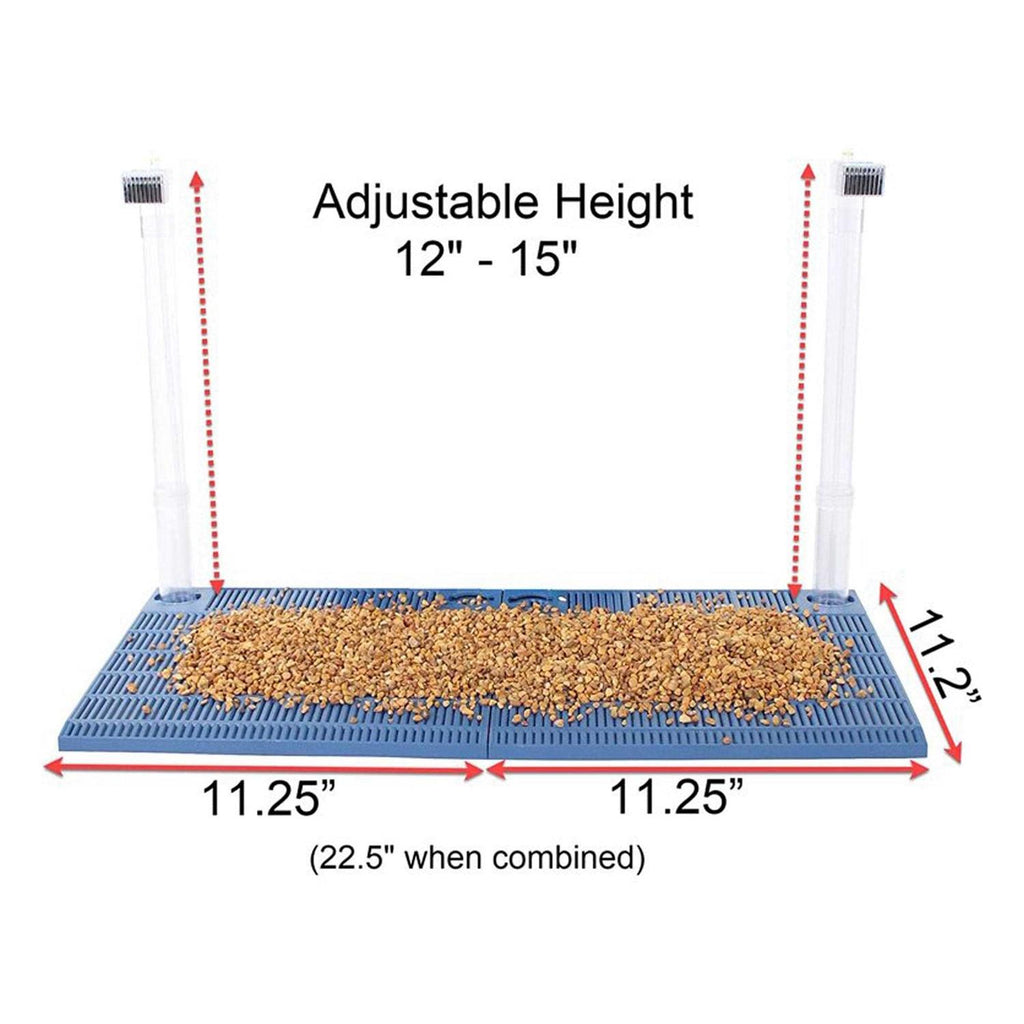 Under Gravel Aquarium Filter for 15 20 Gallon Tanks W156834