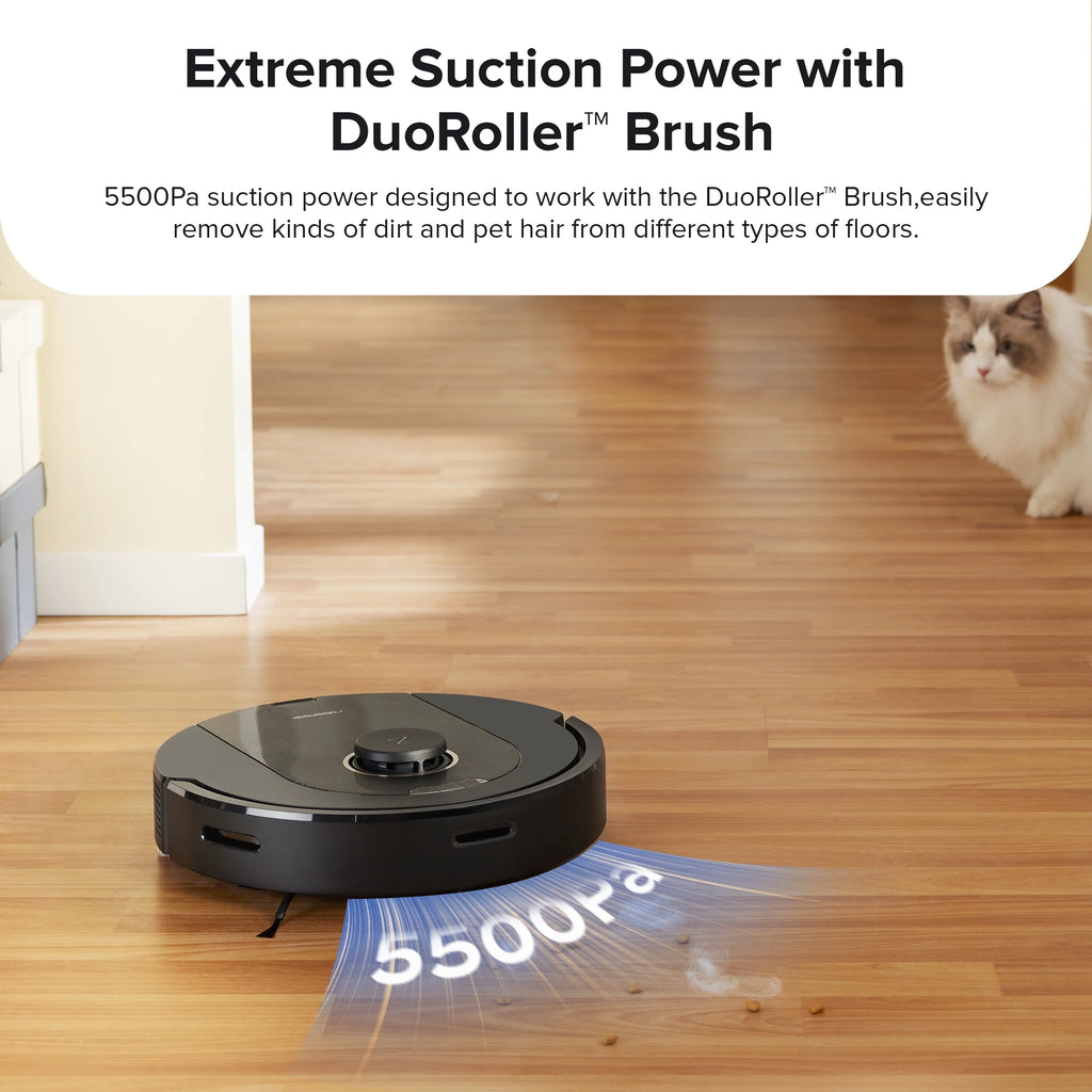 Robot Vacuum and Mop with Auto-Empty Dock J8527