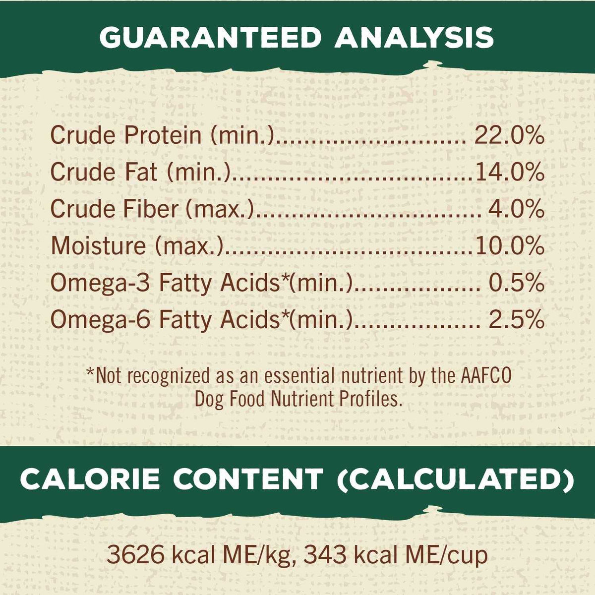 Dry Dog Food Adult Recipe L20734