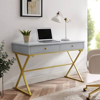 Gold Flamingo Writing Desk H513