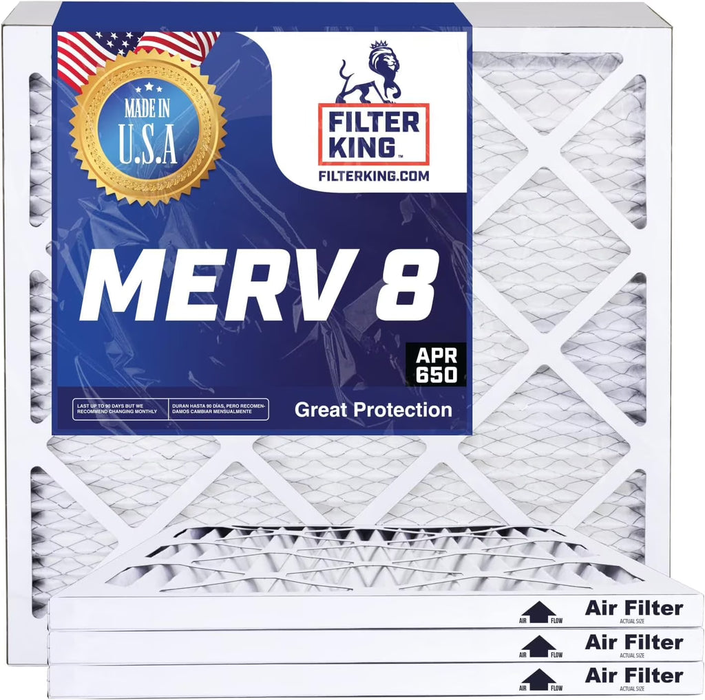 20.5x66x1 MERV 8 Pleated HVAC Air Filter 4-PACK Y53142