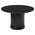 Espresso Round Conference Table with Column Base X4709
