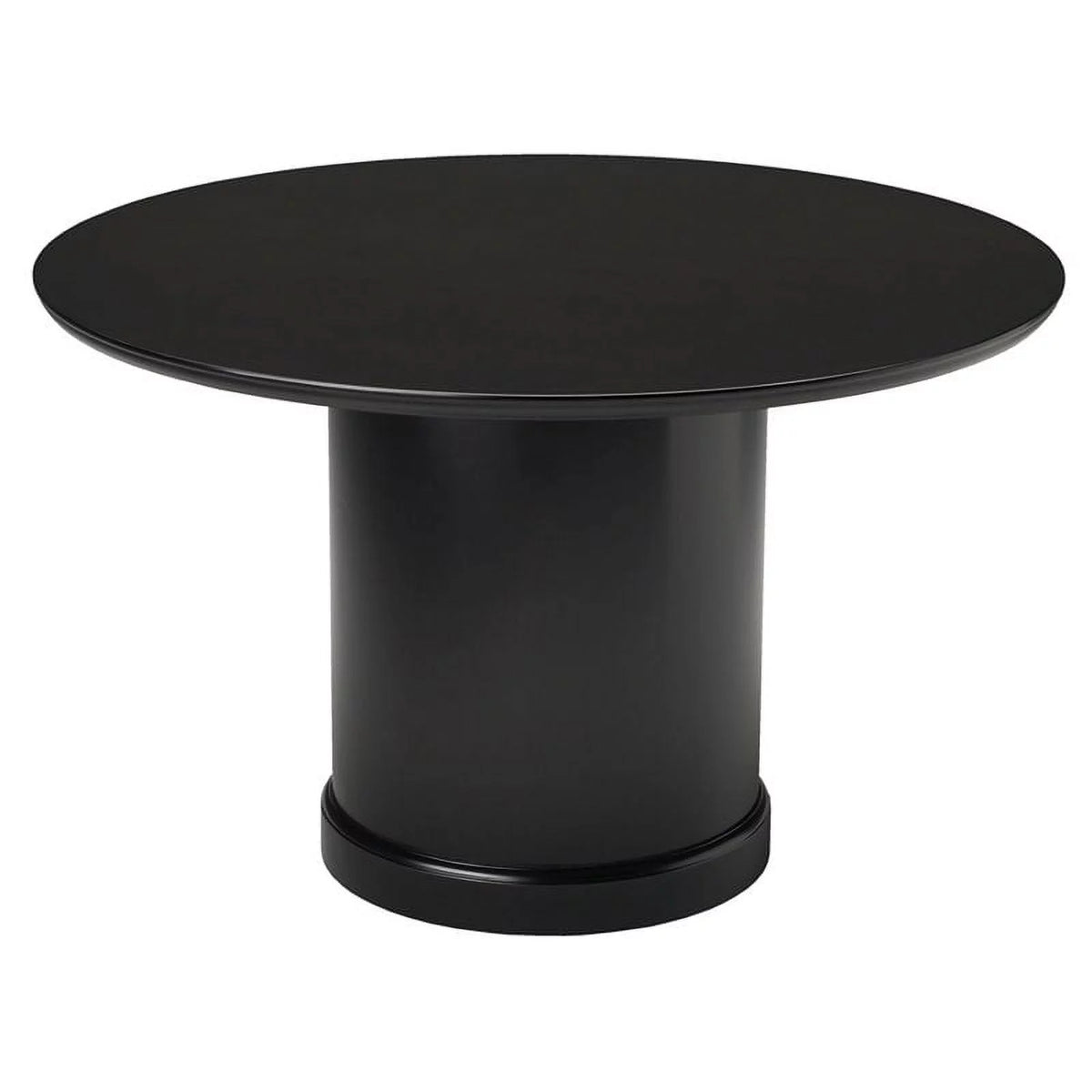 Espresso Round Conference Table with Column Base X4709