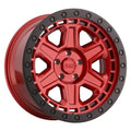 Candy Red and Black Wheels L649