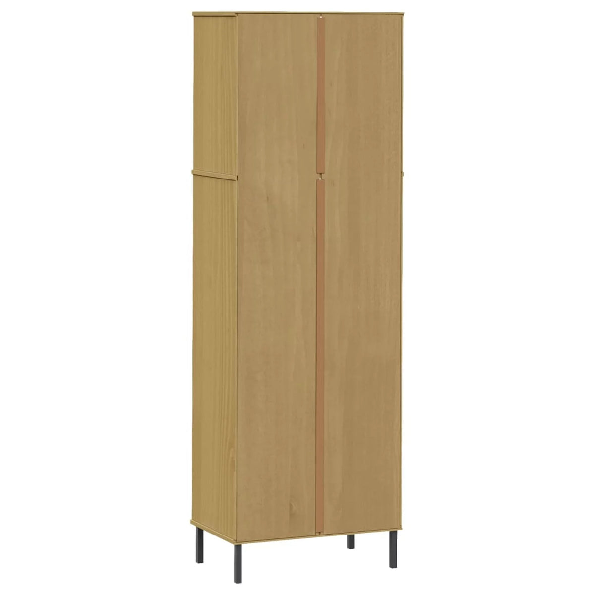 Pine Wood Bookcase with 2 Drawers and 4 Compartments L33644