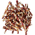 Triple Flavor Rawhide Twist Dog Treats J347
