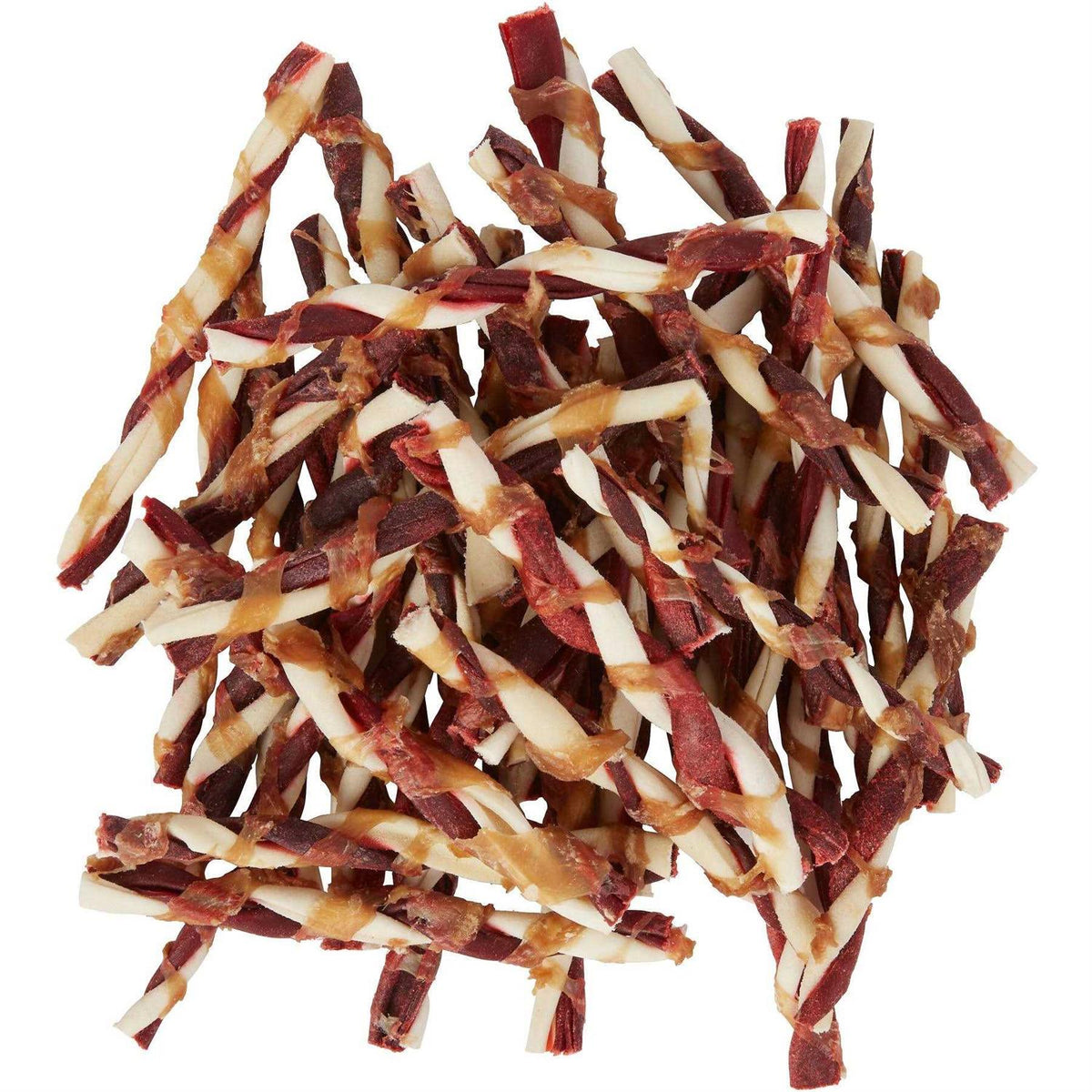 Triple Flavor Rawhide Twist Dog Treats J347