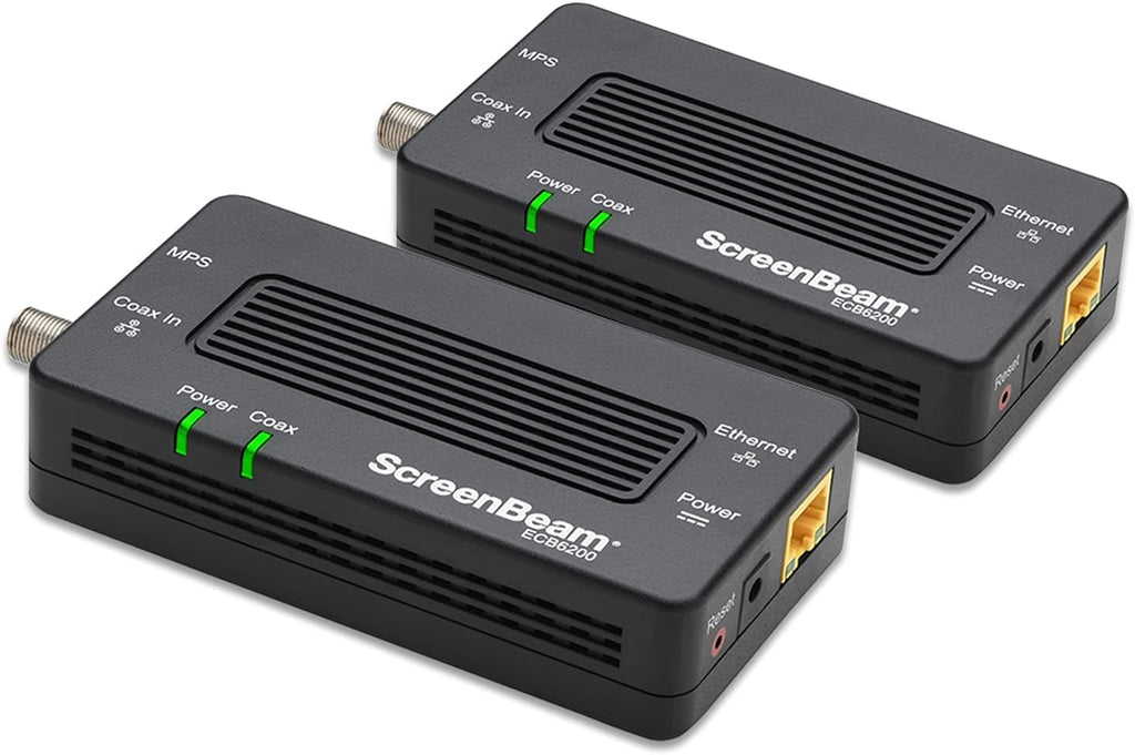 Bonded MoCA 2.5 Network Adapter Ethernet Over Coax Starter Kit X983