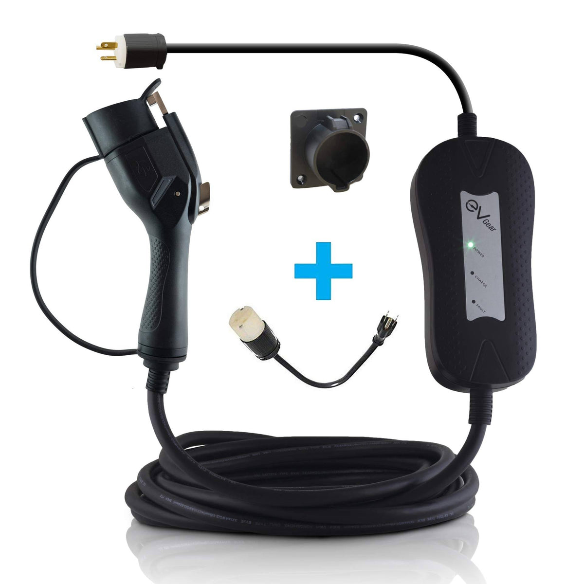 Level 2 EV Charger with 30 ft Cable, 110V - 240V, Includes Level 1 Adapter H362