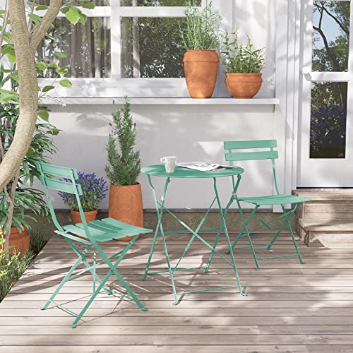 Red 3 Piece Folding Patio Bistro Set G754414