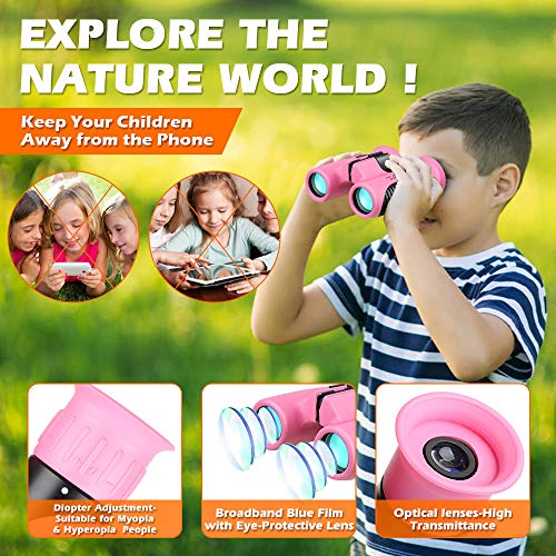 Compact Mini Binoculars 8x21 Shock Proof C959134