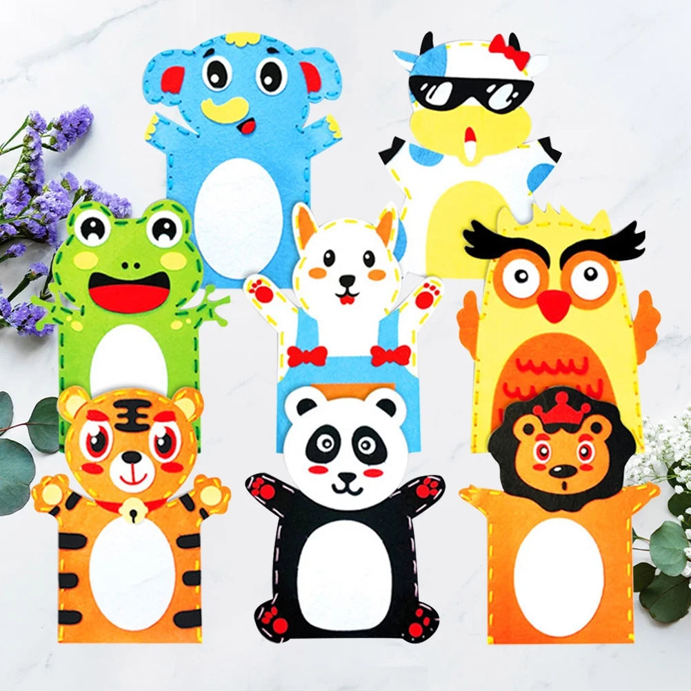 8PCS DIY Doll Making Kit Fabric Weaving Educational Toys Y413
