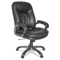Black Bonded Leather High-Back Executive Swivel Chair O367
