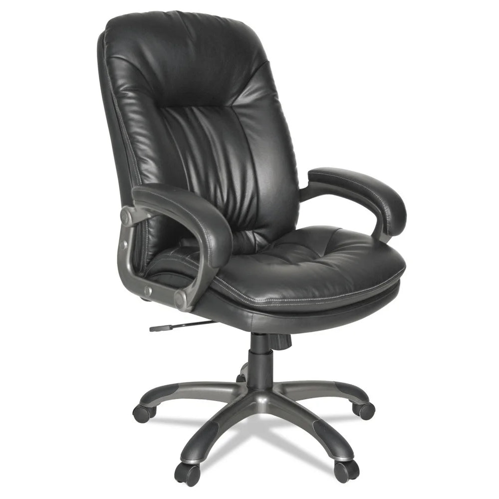 Black Bonded Leather High-Back Executive Swivel Chair O367