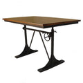 Adjustable Sit or Stand Desk Elm Black O3312