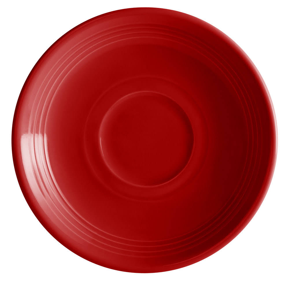 6 in. Concentrix Cayenne Saucer - 2 Dozen D491