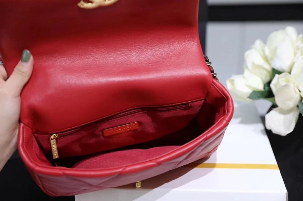 Red 26cm Handbag Y777070