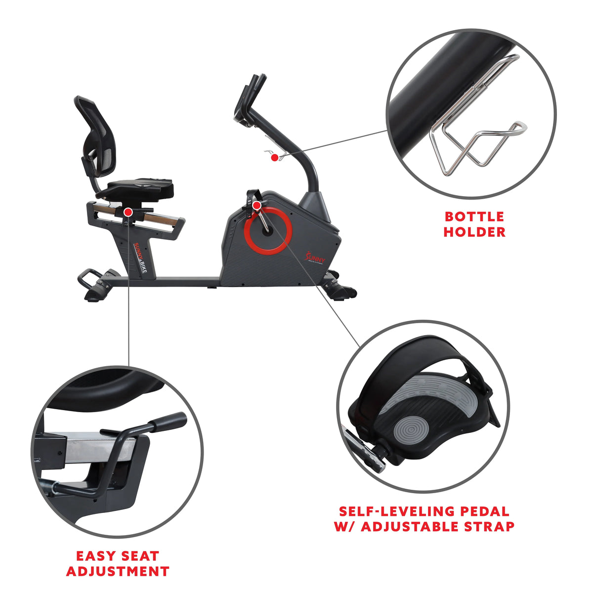 Magnetic Resistance Smart Recumbent Bike L300