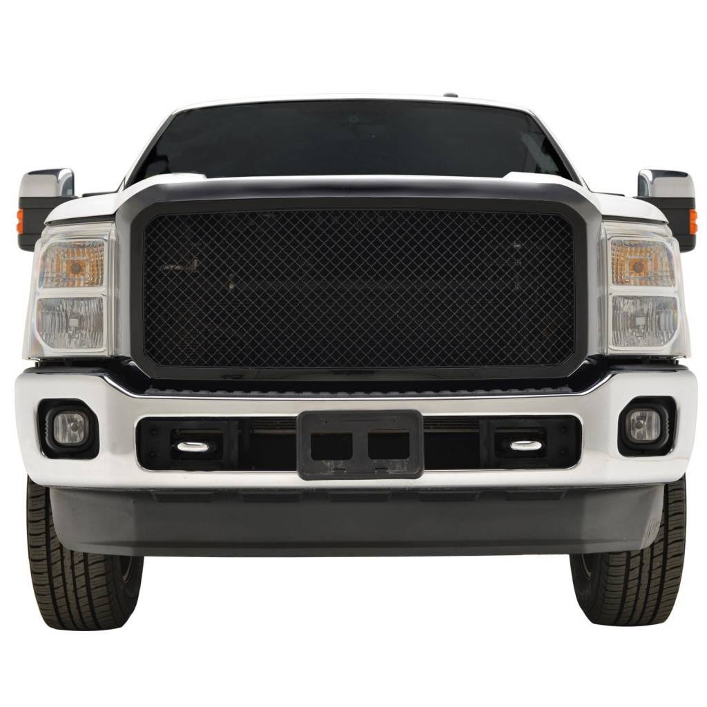 Mesh Front Hood Grille ABS Replacement Upper Full Grill Y64751