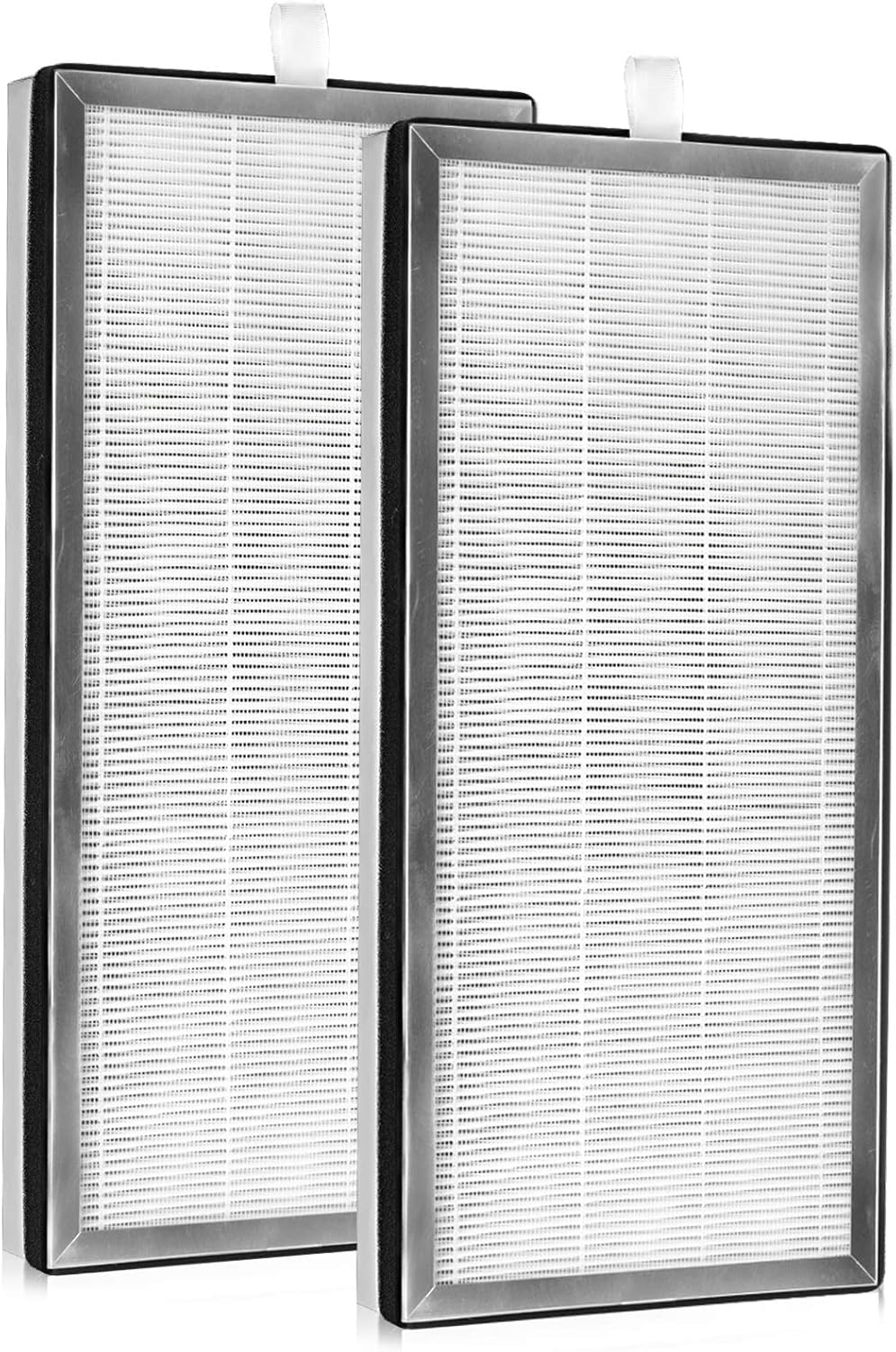 2 Pack H13 True HEPA Replacement Filter with Activated Carbon Filter G4570