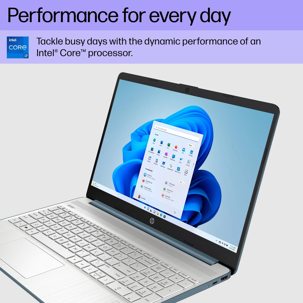 15.6" FHD Laptop, Intel Core i7, 16GB RAM, 512GB SSD, Spruce Blue Y18960