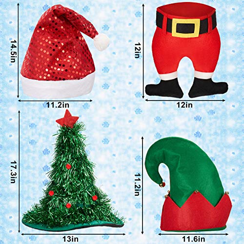 Christmas Santa Hat 6 Pieces U4334