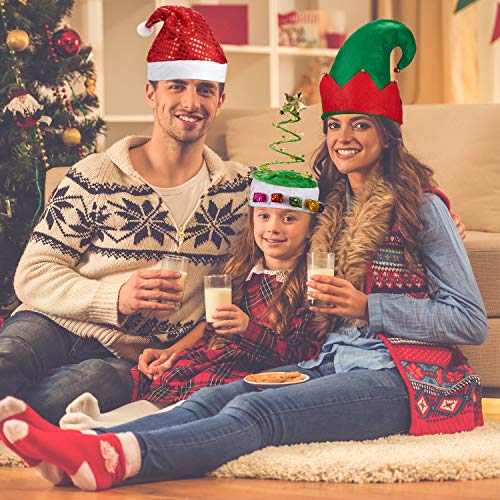 Christmas Santa Hat 6 Pieces U4334