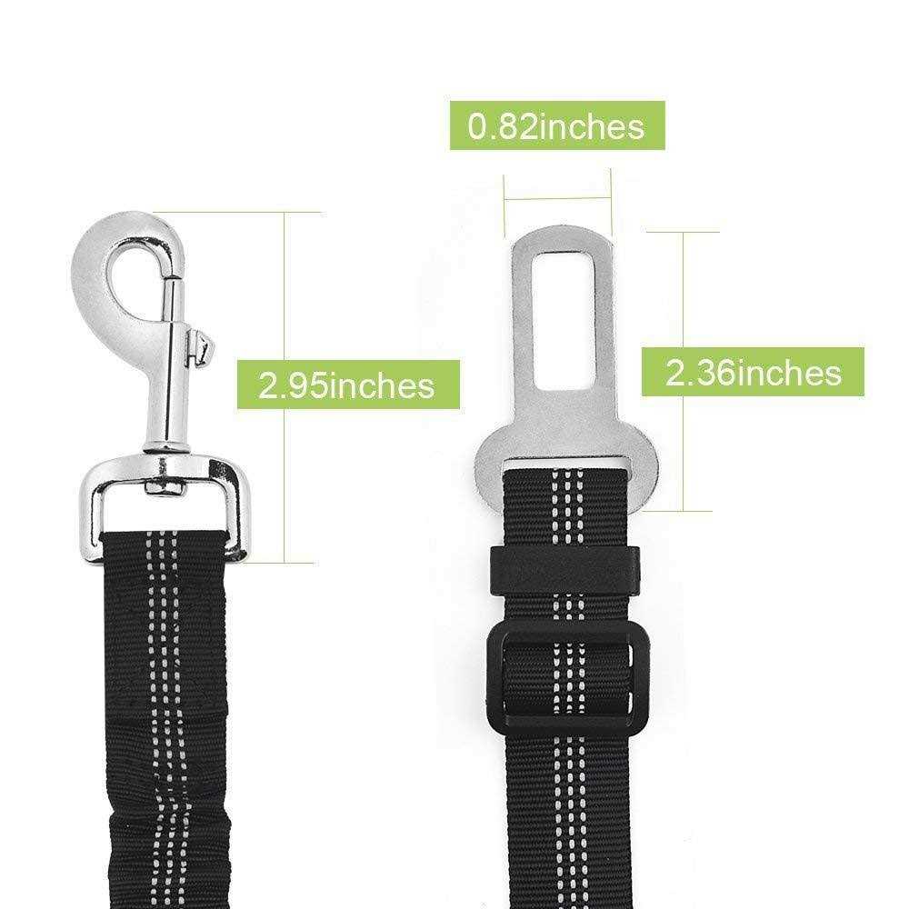 Dog Car Harness Seat Belt Set Adjustable Mesh Breathable O724884