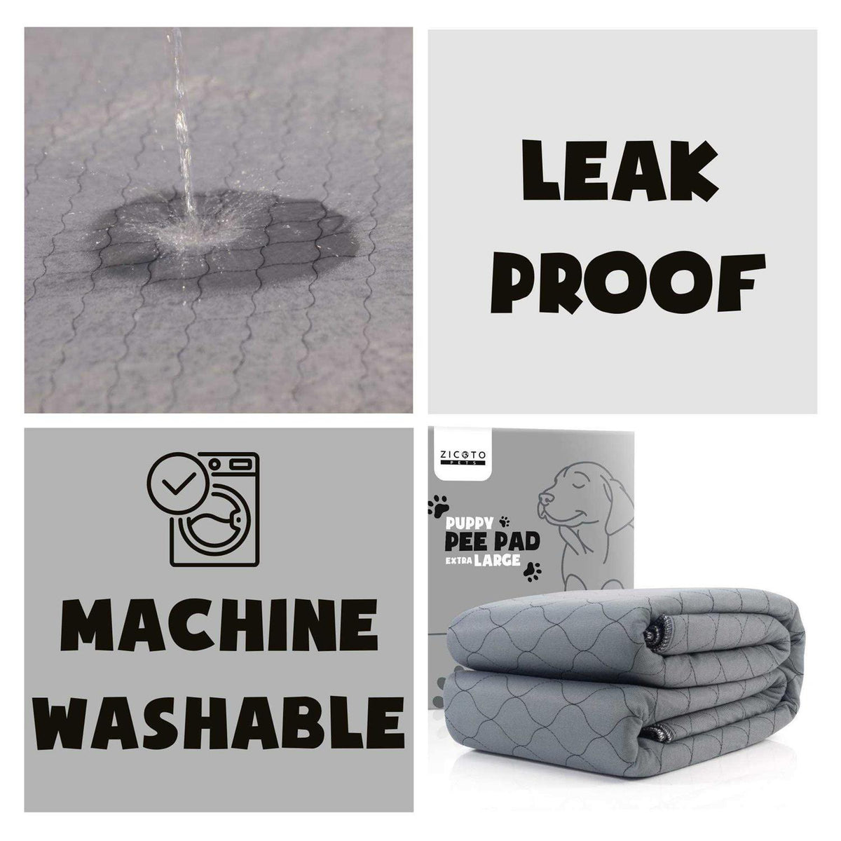 Washable XXL Puppy Whelping Pad 72×72 O4336