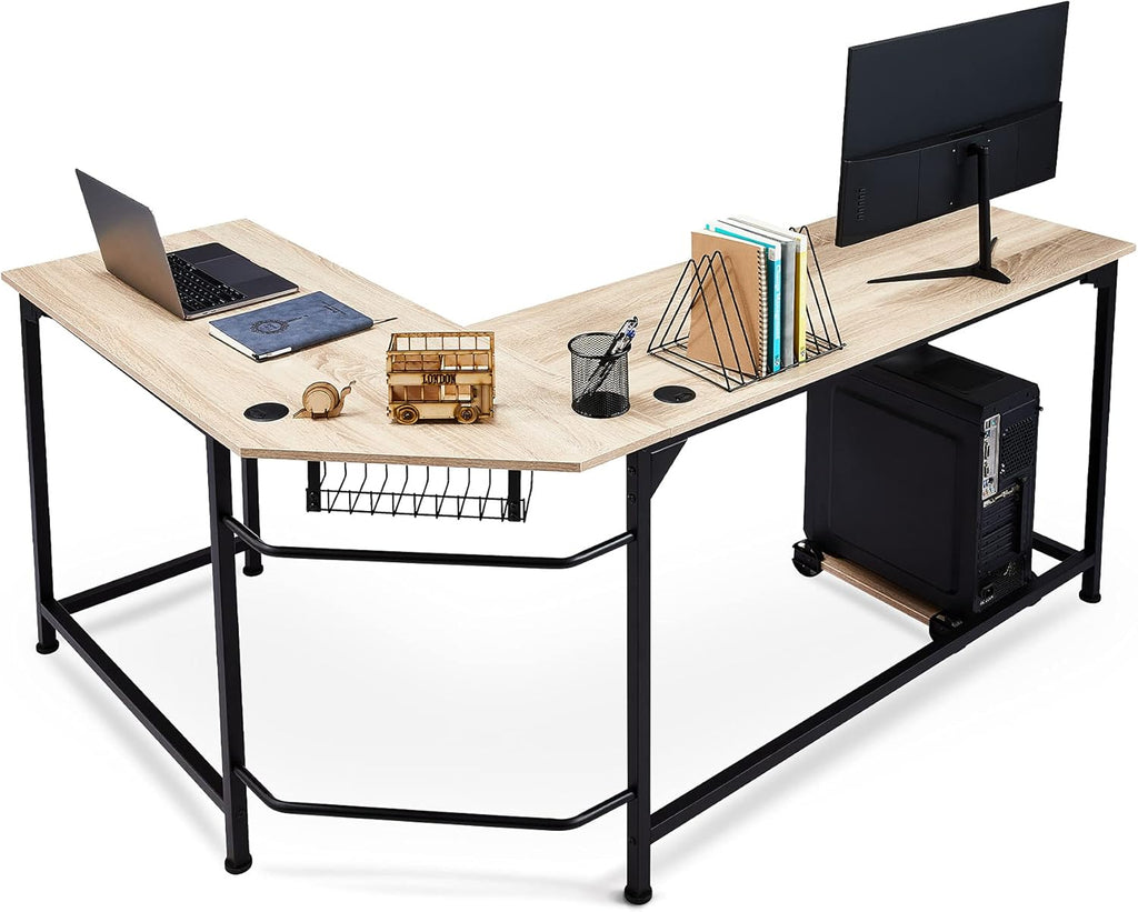 L Shaped Computer Desk with Tower Stand E111