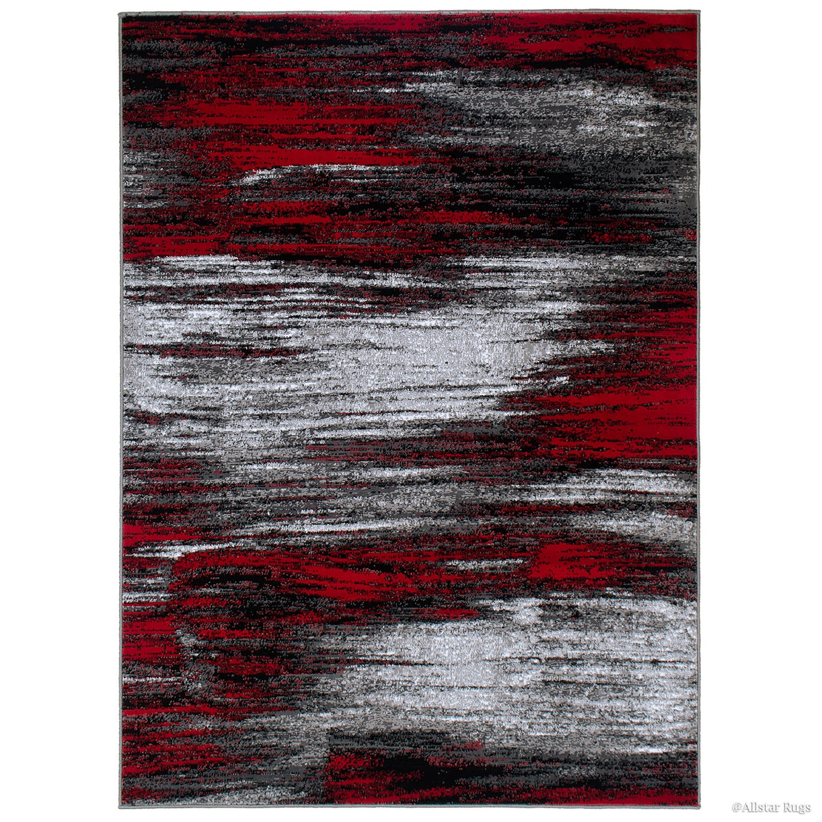 Red Woven Area Rug (7' 10" x 10') B4196