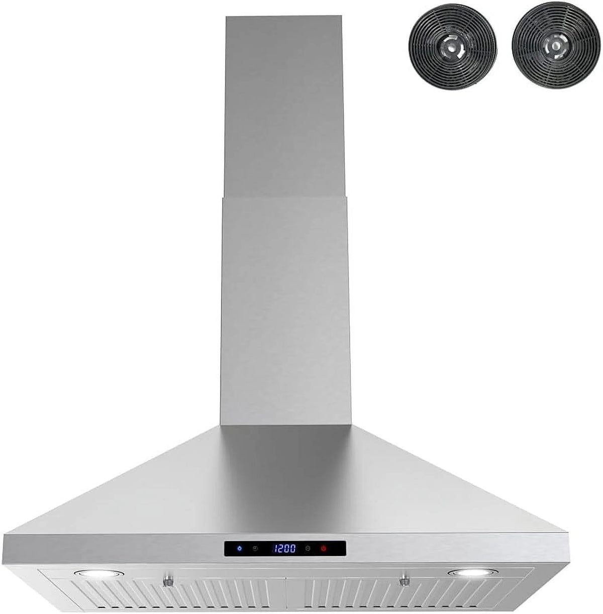 30 in. Ductless Wall Mount Range Hood with Baffle Filters M27351