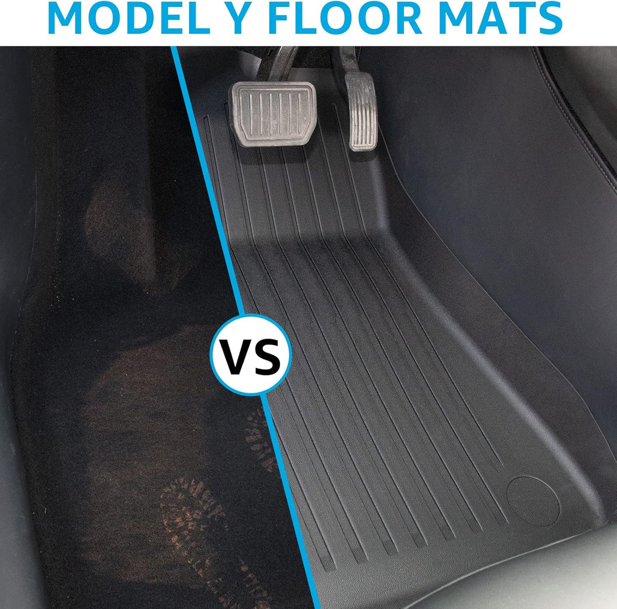 TPE Floor Mats Full Set Waterproof Front Rear Cargo Liner W7448