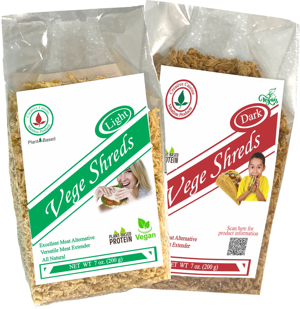 Mixed Light & Dark Vege Shreds 5 pounds Q734691