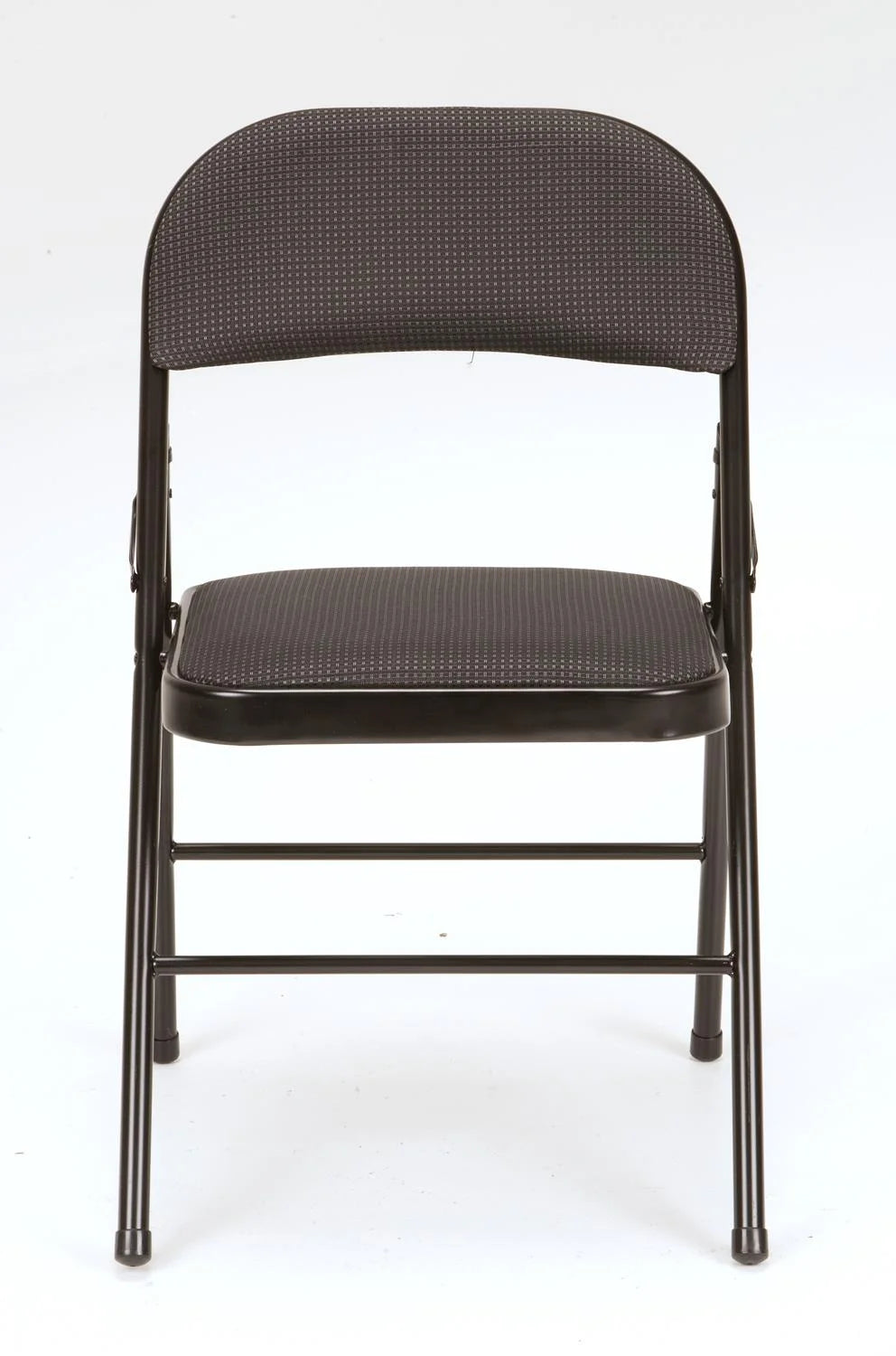 Black Fabric Padded Folding Chair 4 Count P192774