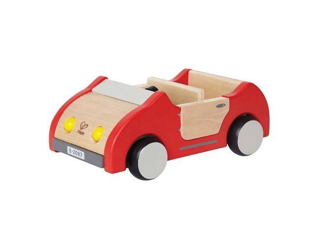 6 Room Wooden Dollhouse Bundle with Wooden Family Play Toy Car B68525