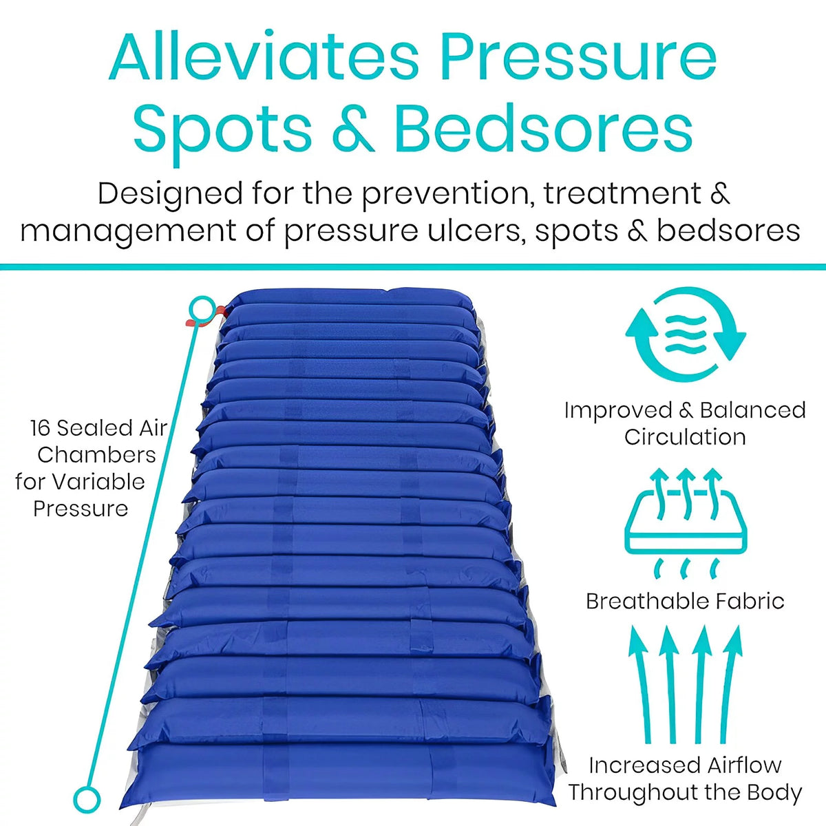 Air Pressure Mattress Pad and Pump O429
