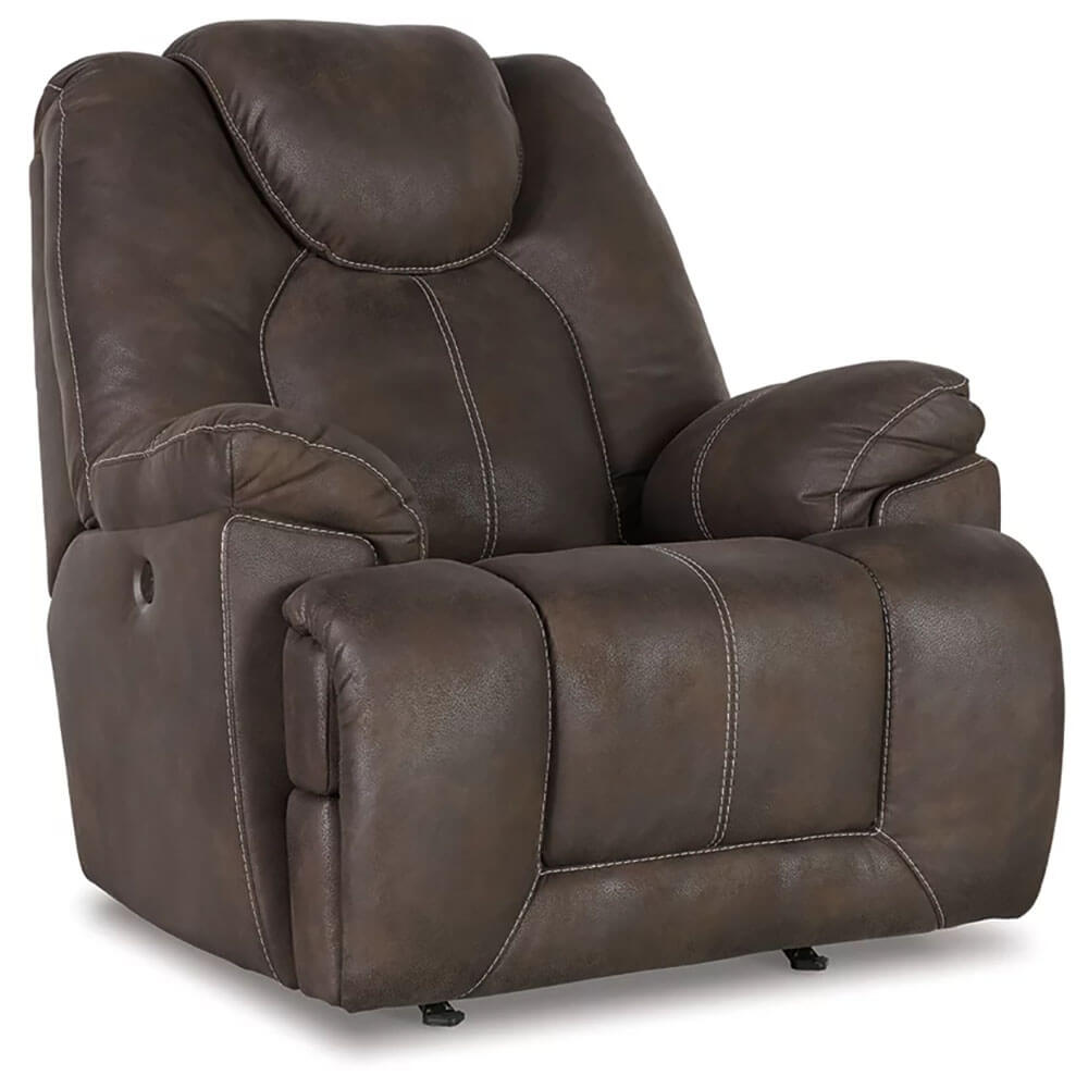 Coffee Power Rocker Recliner F475030