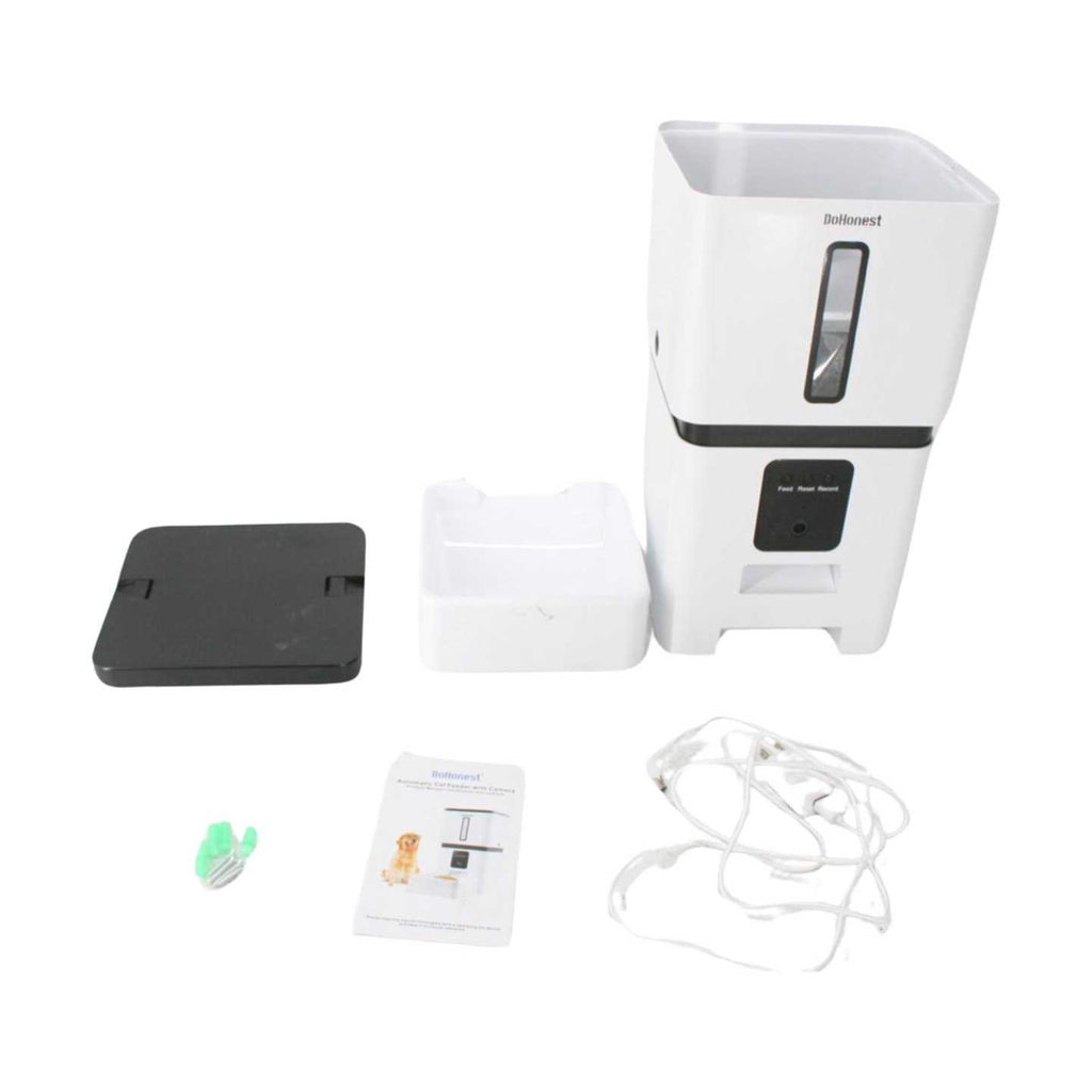 Automatic Dog Feeder with Camera 8L Smart Cat Food Dispenser E110