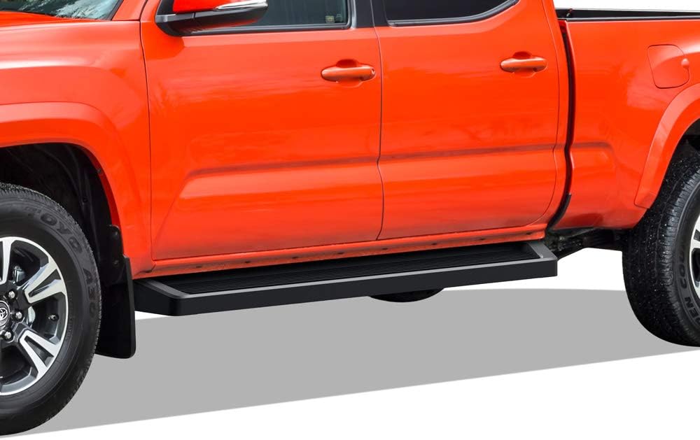 Black Running Boards for Toyota Tacoma Double Cab Crew Cab R68654