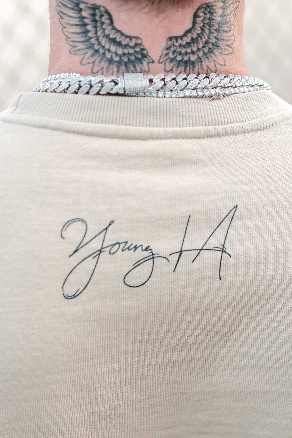 Oversized Crewnecks Sand Wash L2218